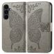 Чехол-книжка с рисунком UniCase Butterfly Pattern для Samsung Galaxy S26 FE - Grey (412726H). Фото 1 из 6