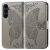 Чехол-книжка с рисунком UniCase Butterfly Pattern для Samsung Galaxy S26 FE - Grey: фото 1 из 6