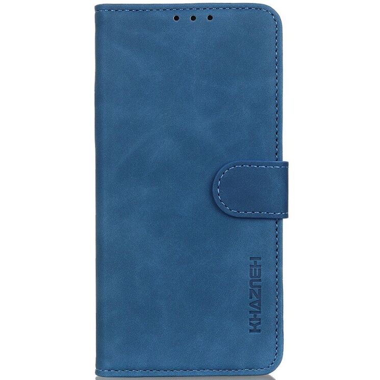 Чехол-книжка с застежкой KHAZNEH Retro Wallet для Xiaomi Poco F8 Ultra - Blue: фото 5 из 9
