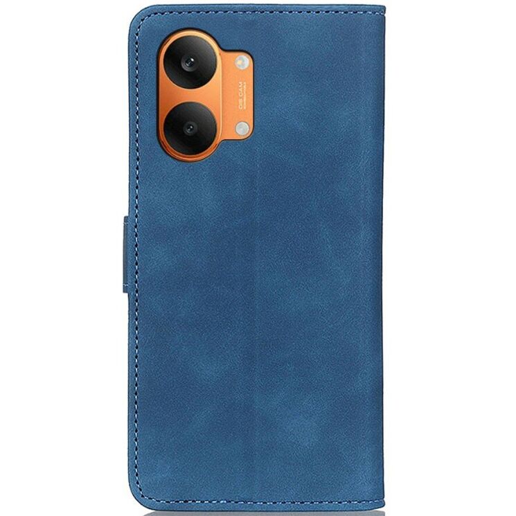 Чехол-книжка с застежкой KHAZNEH Retro Wallet для Xiaomi Poco X8 Pro Max - Blue: фото 4 из 8