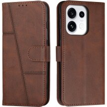 Чехол-книжка с застежкой UniCase Jet Cover для OPPO Reno 16 / 16 Pro - Brown: фото 1 из 10