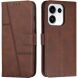 Чехол-книжка с застежкой UniCase Jet Cover для OPPO Reno 16 / 16 Pro - Brown (413202Z). Фото 1 из 10