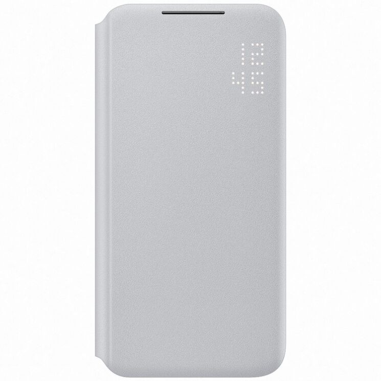 Чехол-книжка Smart LED View Cover для Samsung Galaxy S22 (S901) EF-NS901PJEGRU - Light Gray: фото 2 из 5