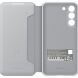 Чехол-книжка Smart LED View Cover для Samsung Galaxy S22 (S901) EF-NS901PJEGRU - Light Gray (290057J). Фото 5 из 5