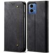 Чохол-книжка UniCase Jeans Wallet для Motorola Moto G35 - Black (367916B)