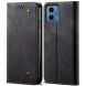 Чохол-книжка UniCase Jeans Wallet для Motorola Moto G35 - Black (367916B). Фото 1 з 6