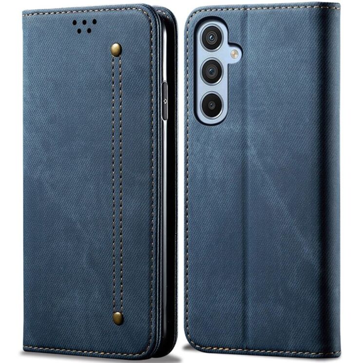 Чехол-книжка UniCase Jeans Wallet для Samsung Galaxy A26 (A266) - Blue: фото 1 из 6