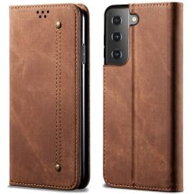 Чехол-книжка UniCase Jeans Wallet для Samsung Galaxy S21 FE (G990) - Red: фото 1 из 13