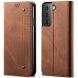 Чехол-книжка UniCase Jeans Wallet для Samsung Galaxy S21 FE (G990) - Red (230617R). Фото 1 из 13