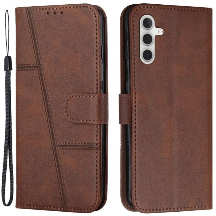 Чохол-книжка UniCase Jet Cover для Samsung Galaxy A35 (A356) - Brown: фото 1 з 10