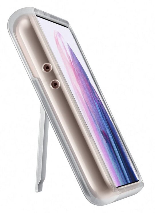 Чехол-накладка Clear Standing Cover для Samsung Galaxy S21 (G991) EF-JG991CTEGRU - Transparency: фото 5 из 5