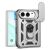 Чохол (PC+TPU) з підставкою Deexe Armor Shield (FF) для iPhone Duo - Silver: фото 1 з 9