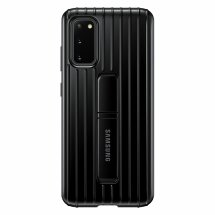 Чехол Protective Standing Cover для Samsung Galaxy S20 (G980) EF-RG980CBEGRU - Black: фото 1 из 6