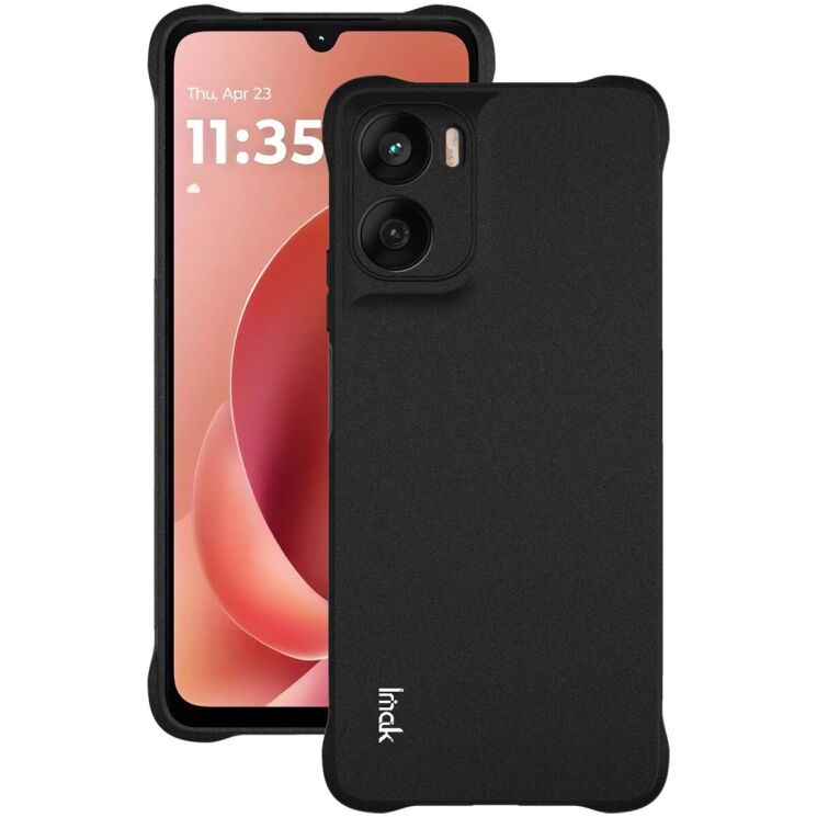 Чохол з посиленими кутами IMAK Airbag MAX Case для Motorola Moto G06 / G06 Power - Matte Black: фото 2 з 8
