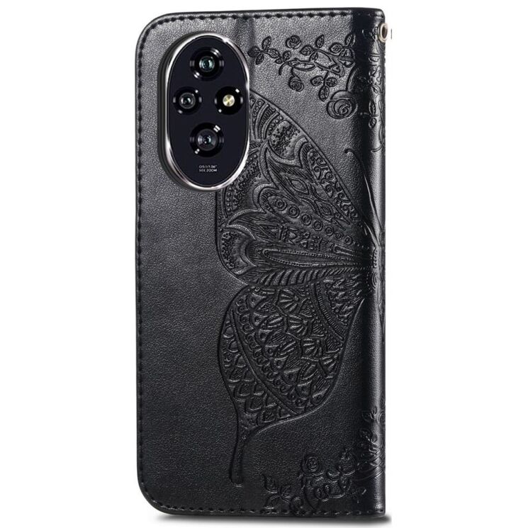 Чехол UniCase Butterfly Pattern для Honor 200 Pro - Black: фото 5 из 7