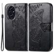 Чехол UniCase Butterfly Pattern для Honor 200 Pro - Black (362142B)