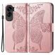 Чехол UniCase Butterfly Pattern для Honor 90 Lite - Rose Gold (347331RG). Фото 1 из 6