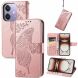 Чехол UniCase Butterfly Pattern для OPPO A3x / A3 / A40m - Rose Gold (365327RG). Фото 4 из 7