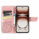 Чехол UniCase Butterfly Pattern для OPPO A3x / A3 / A40m - Rose Gold (365327RG). Фото 2 из 7