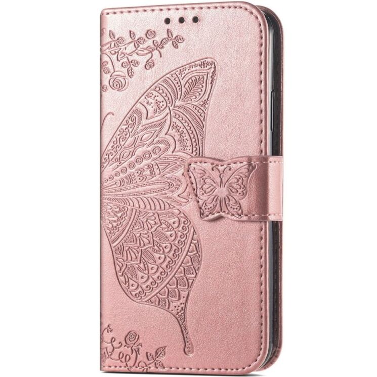 Чехол UniCase Butterfly Pattern для OPPO A3x / A3 / A40m - Rose Gold: фото 5 из 7