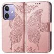Чехол UniCase Butterfly Pattern для OPPO A3x / A3 / A40m - Rose Gold (365327RG)