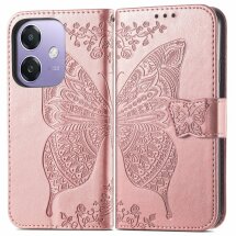 Чехол UniCase Butterfly Pattern для OPPO A3x / A3 / A40m - Rose Gold: фото 1 из 7