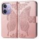 Чехол UniCase Butterfly Pattern для OPPO A3x / A3 / A40m - Rose Gold (365327RG). Фото 1 из 7