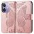 Чехол UniCase Butterfly Pattern для OPPO A3x / A3 / A40m - Rose Gold: фото 1 из 7