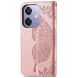 Чехол UniCase Butterfly Pattern для OPPO A3x / A3 / A40m - Rose Gold (365327RG). Фото 6 из 7