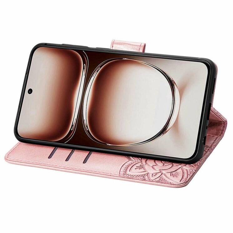 Чехол UniCase Butterfly Pattern для OPPO A3x / A3 / A40m - Rose Gold: фото 3 из 7