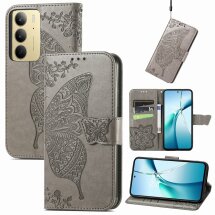 Чехол UniCase Butterfly Pattern для Realme C75 - Grey: фото 1 из 9
