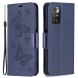 Чехол UniCase Butterfly Pattern для Xiaomi Redmi 10 / 10 (2022) / 10 Prime - Dark Blue (284731DB). Фото 2 из 6