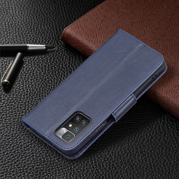 Чехол UniCase Butterfly Pattern для Xiaomi Redmi 10 / 10 (2022) / 10 Prime - Dark Blue: фото 6 из 6