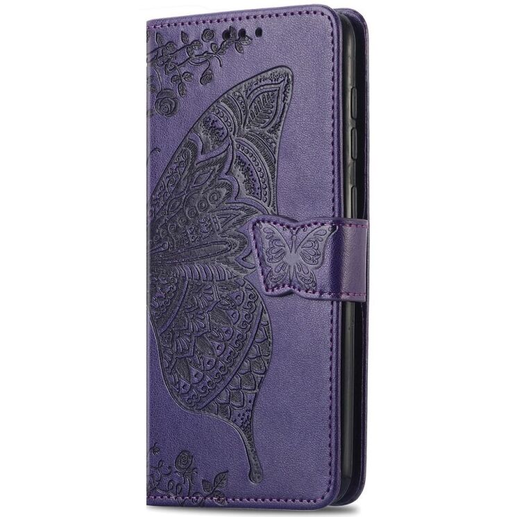 Чехол UniCase Butterfly Pattern для ZTE Blade A35 / Blade A55 - Dark Purple: фото 4 из 6