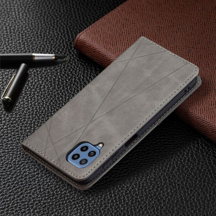 Чехол UniCase Geometric Pattern для Samsung Galaxy M32 (M325) - Grey: фото 6 из 6