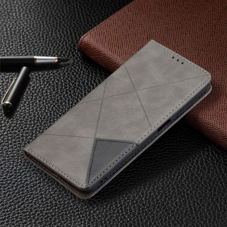 Чехол UniCase Geometric Pattern для Samsung Galaxy M32 (M325) - Grey: фото 5 из 6