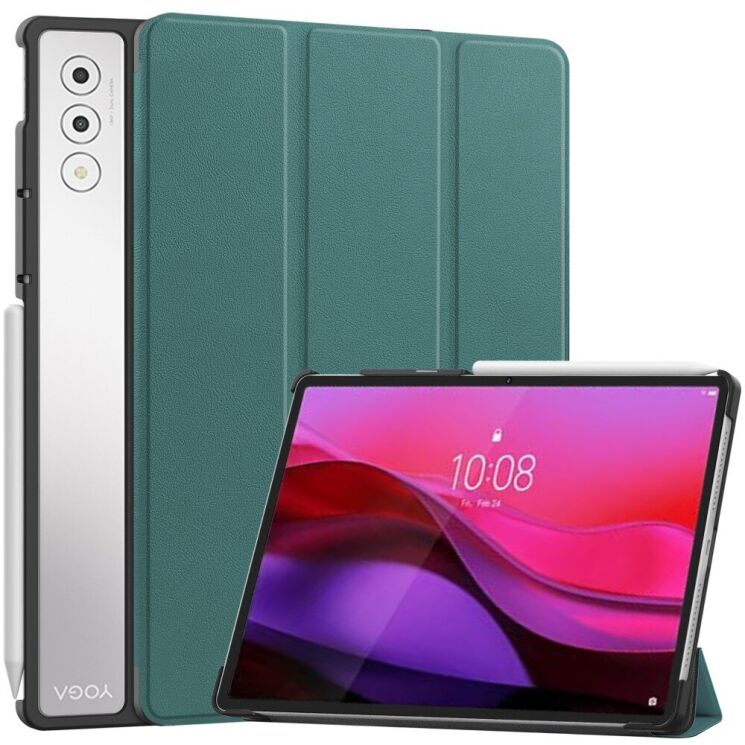 Чехол UniCase Slim для Lenovo Yoga Tab Plus - Blackish Green: фото 1 из 11