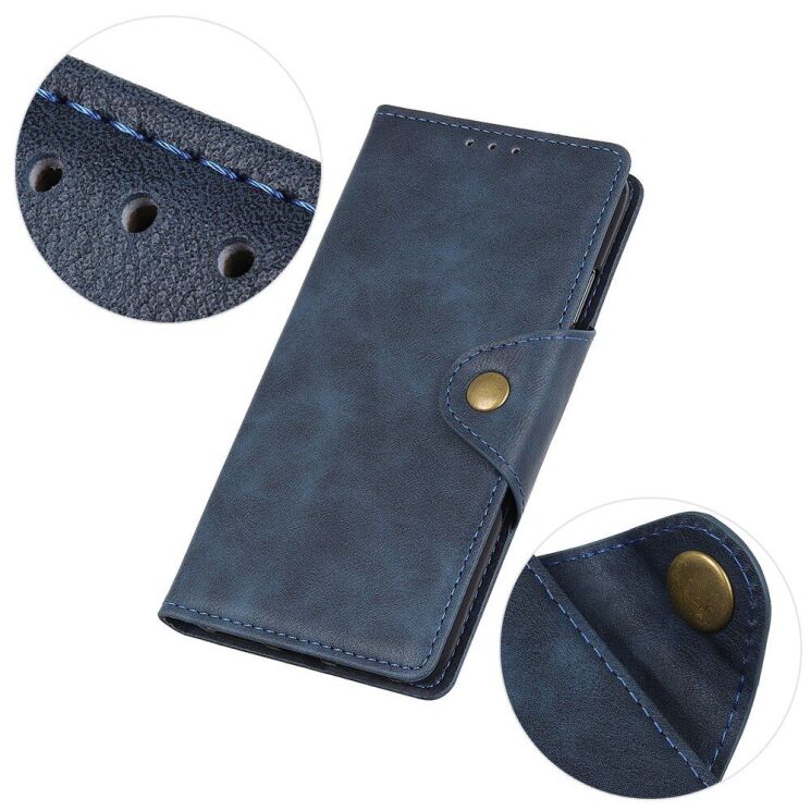 Чехол UniCase Vintage Wallet для Nokia C21 - Blue: фото 6 из 7