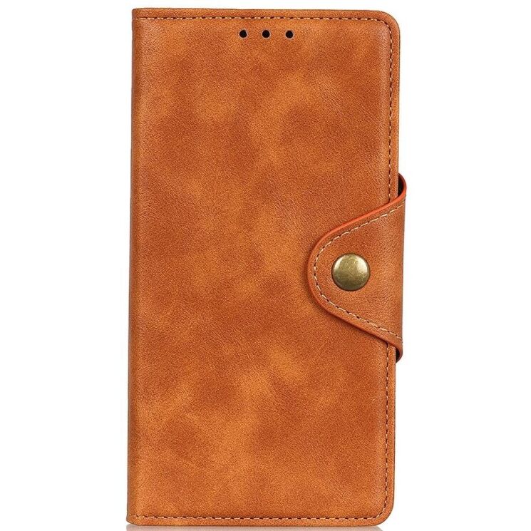 Чехол UniCase Vintage Wallet для OPPO Reno 7 Pro - Brown: фото 3 из 12