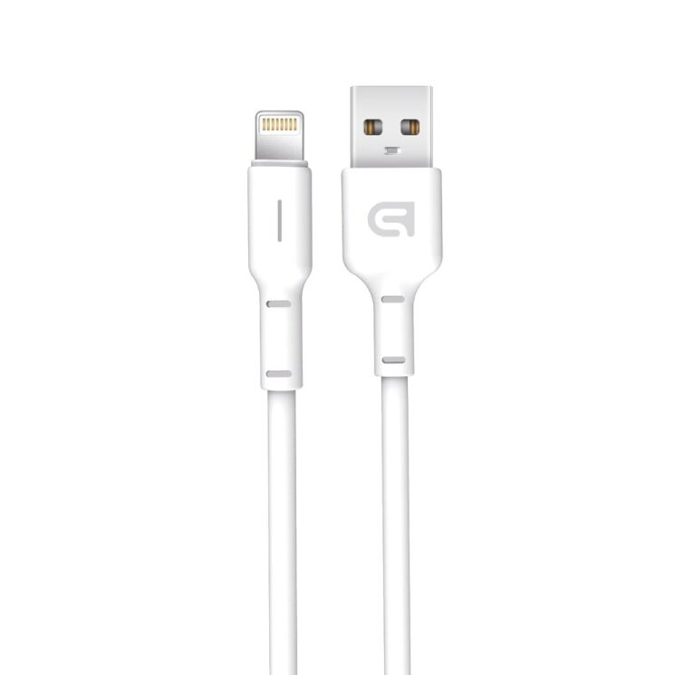 Кабель ArmorStandart AR12 Lightning (3A, 1m) - White: фото 1 з 6