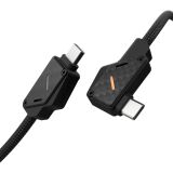Кабель AULUMU M07 Type-C to Type-C (240W, 1.2m) - Black: фото 1 з 14