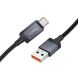 Кабель Hoco X118 USB to Type-C (5A, 1m) - Black (896405B). Фото 3 з 6