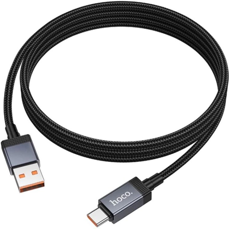 Кабель Hoco X118 USB to Type-C (5A, 1m) - Black: фото 5 з 6
