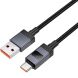 Кабель Hoco X118 USB to Type-C (5A, 1m) - Black (896405B). Фото 2 з 6