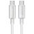 Кабель USAMS US-SJ660 Type-C to Type-C (100W, 1.2m) - White: фото 1 из 14