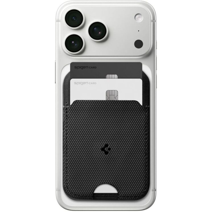Кардхолдер Spigen Slim Fold (Mag Fit) | S314-2 (AFA10406) - Black: фото 3 из 18