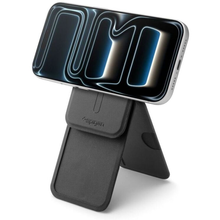 Кардхолдер Spigen Slim Fold (Mag Fit) | S314-2 (AFA10406) - Black: фото 5 из 18