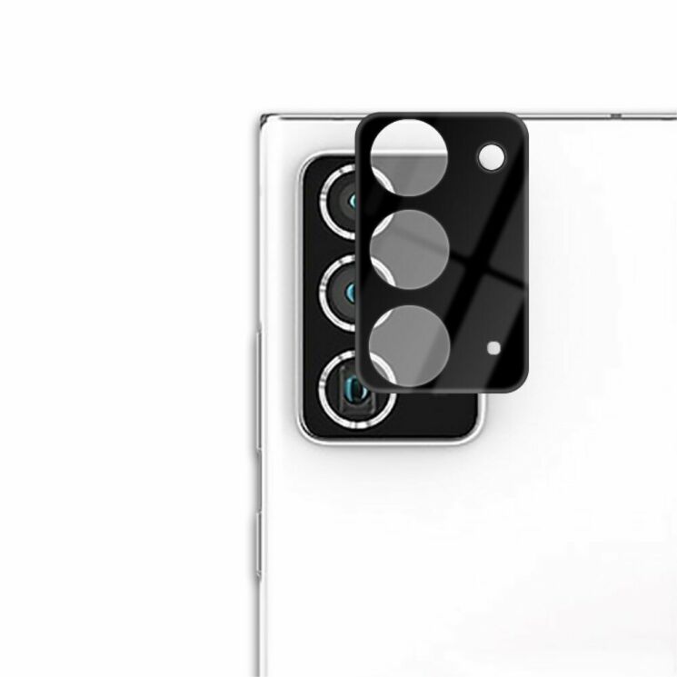 Комплект защитных стекол (2шт) на камеру MOCOLO Lens Protector для Samsung Galaxy Note 20 (N980) - Black: фото 8 из 9