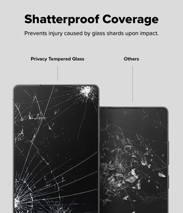 Комплект защитных стекол (2шт) Ringke Easy Slide Privacy для Samsung Galaxy S25 Ultra (S938) 8800274969476: фото 15 из 21
