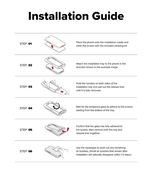 Комплект защитных стекол (2шт) Ringke Easy Slide Tempered Glass для Samsung Galaxy S25 FE (S731) 8800293859680: фото 16 из 19